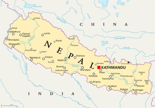 Is Nepal In India Or Out Of India