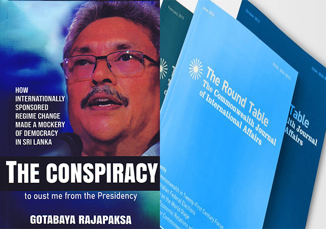 Book Review: The conspiracy to oust me from the Presidency – how internationally sponsored regime change made a mockery of democracy in Sri Lanka. photo shows book cover
