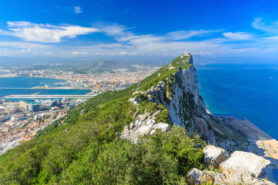 Research Article In defence of Llanito: Gibraltar in a state of linguistic transition. photo shows Gibraltar Rock from above