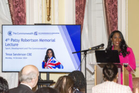 Sport, Development and the Commonwealth. picture shows Tessa Sanderson